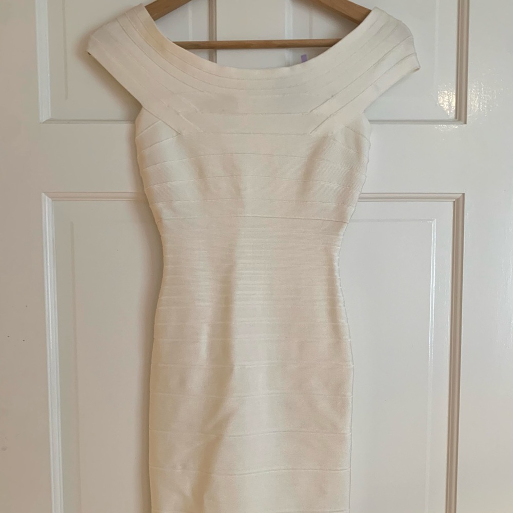 White Herve Leger Size XS dress